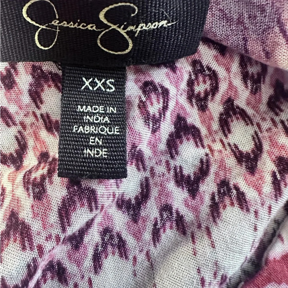 Jessica Simpson Multicolor Patterned Open Shoulder Romper - Picture 10 of 10